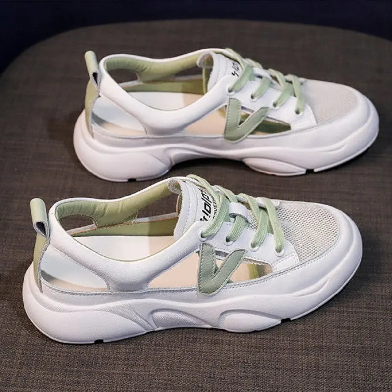 New White Shoes Women's Leisure Pump Platform Sports Sandals