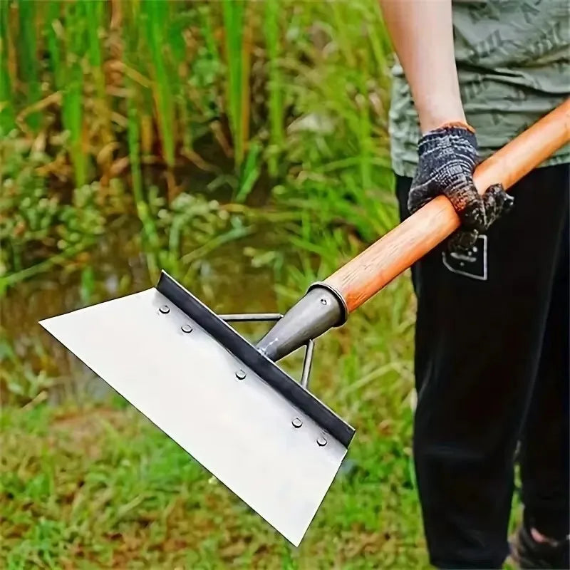 30cm Metal Weed Cleaning Shovel Stainless Steel Deicing Shovel