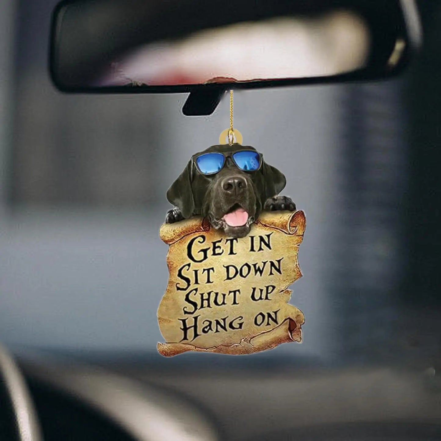 Dog Car Hanging Ornament