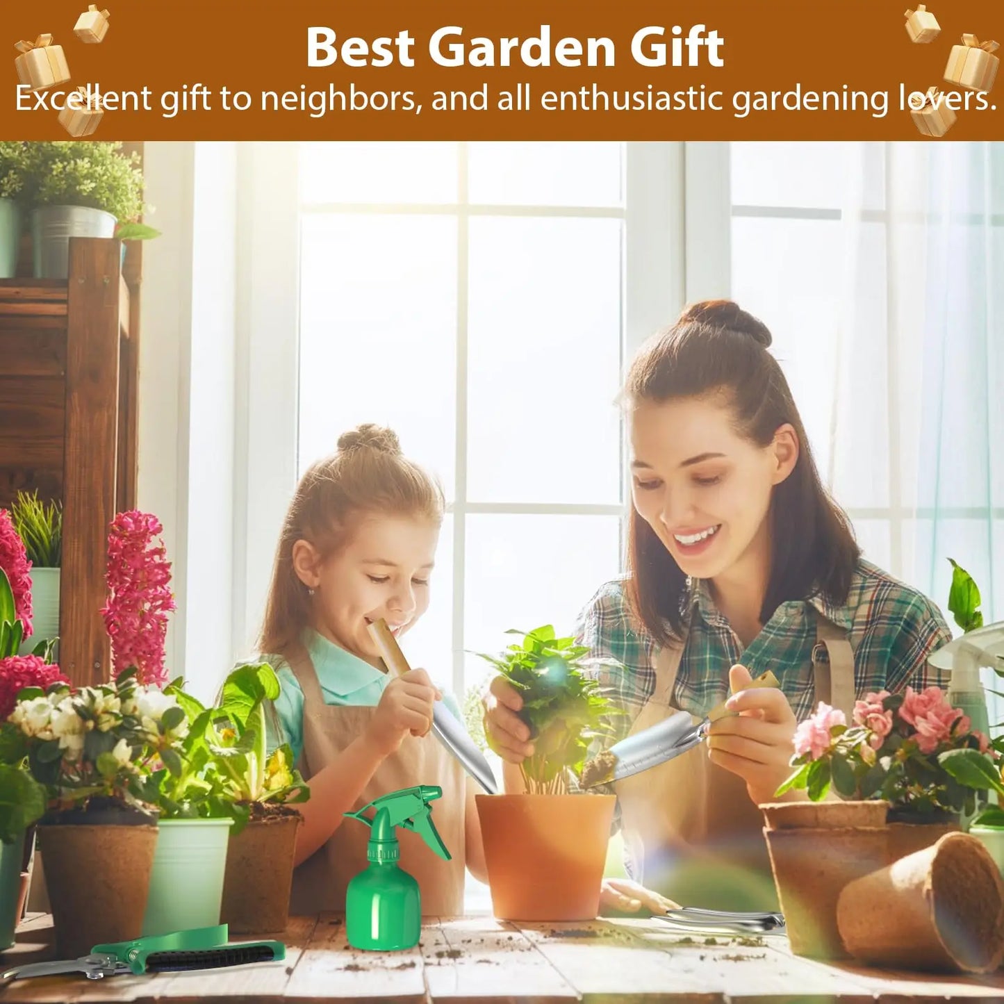 9 Piece Garden Weeding Tools Stainless Steel
