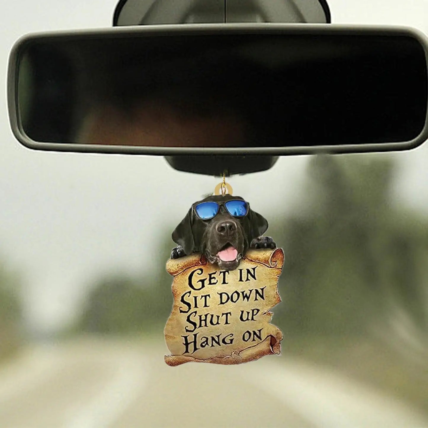 Dog Car Hanging Ornament