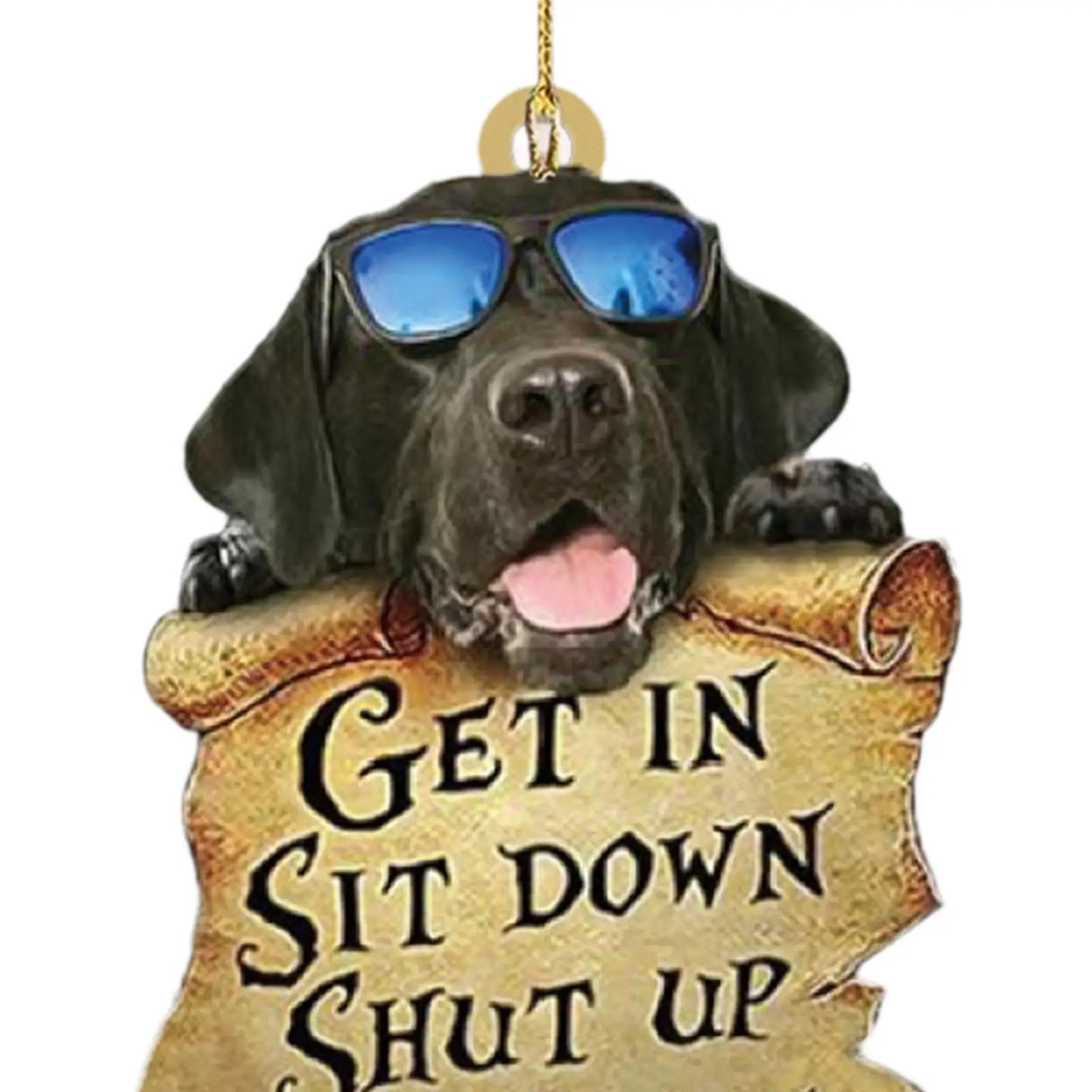 Dog Car Hanging Ornament