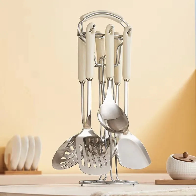 7pcs stainless steel set cooking