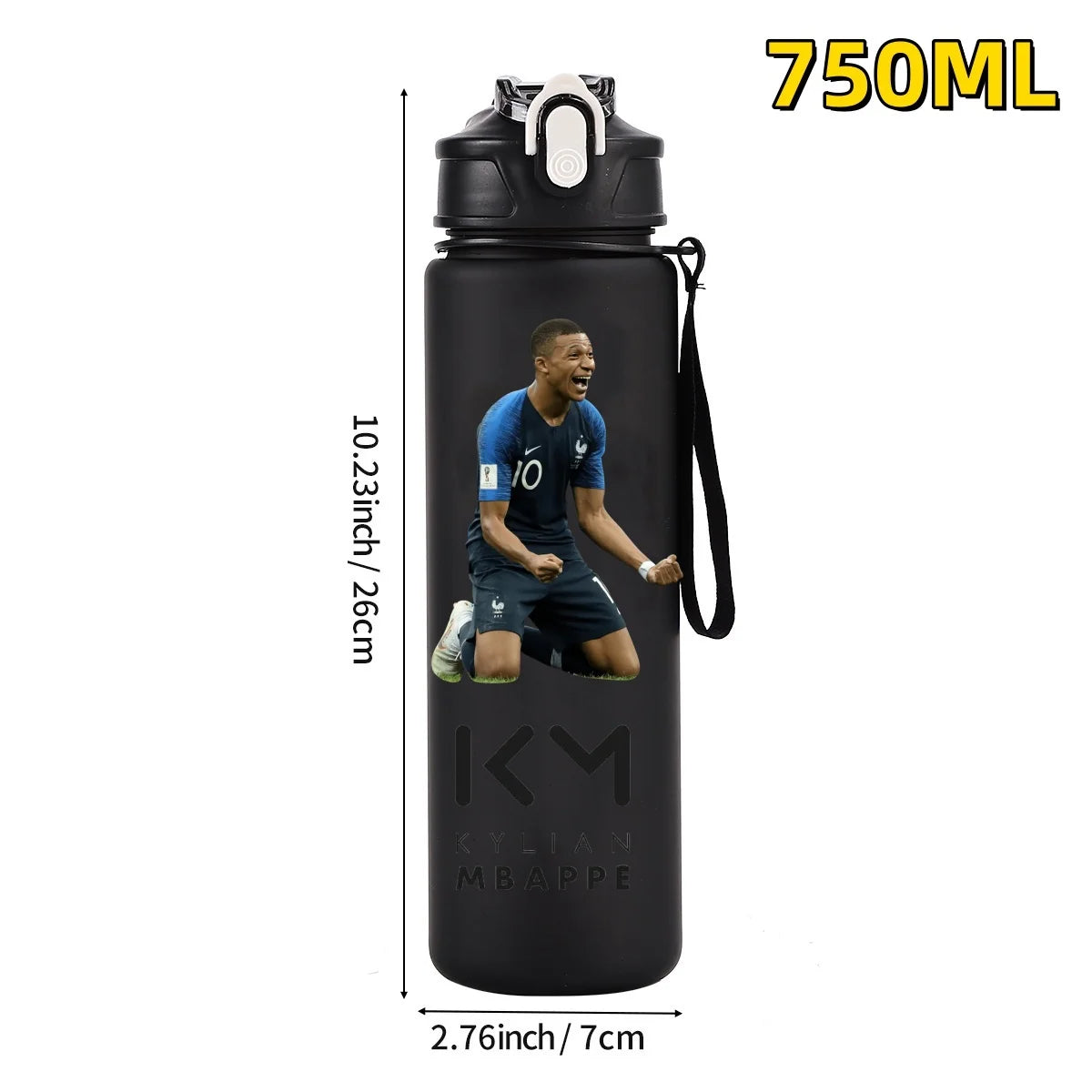 750ML Football Star Water Cup