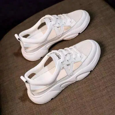 New White Shoes Women's Leisure Pump Platform Sports Sandals