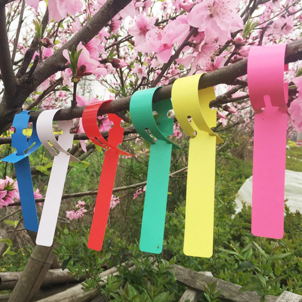 100pcs Home Gardening Products Pots Planting Plastic Flowers
