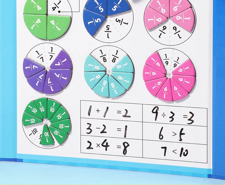 Magnetic Fraction Learning Math Toy