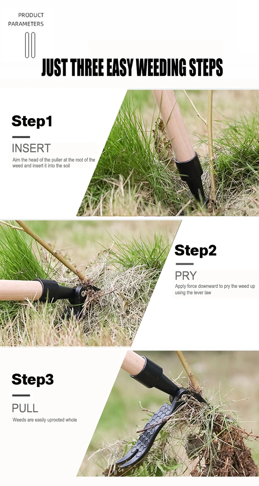 Standing Weed Puller Manual Vertical Weighing