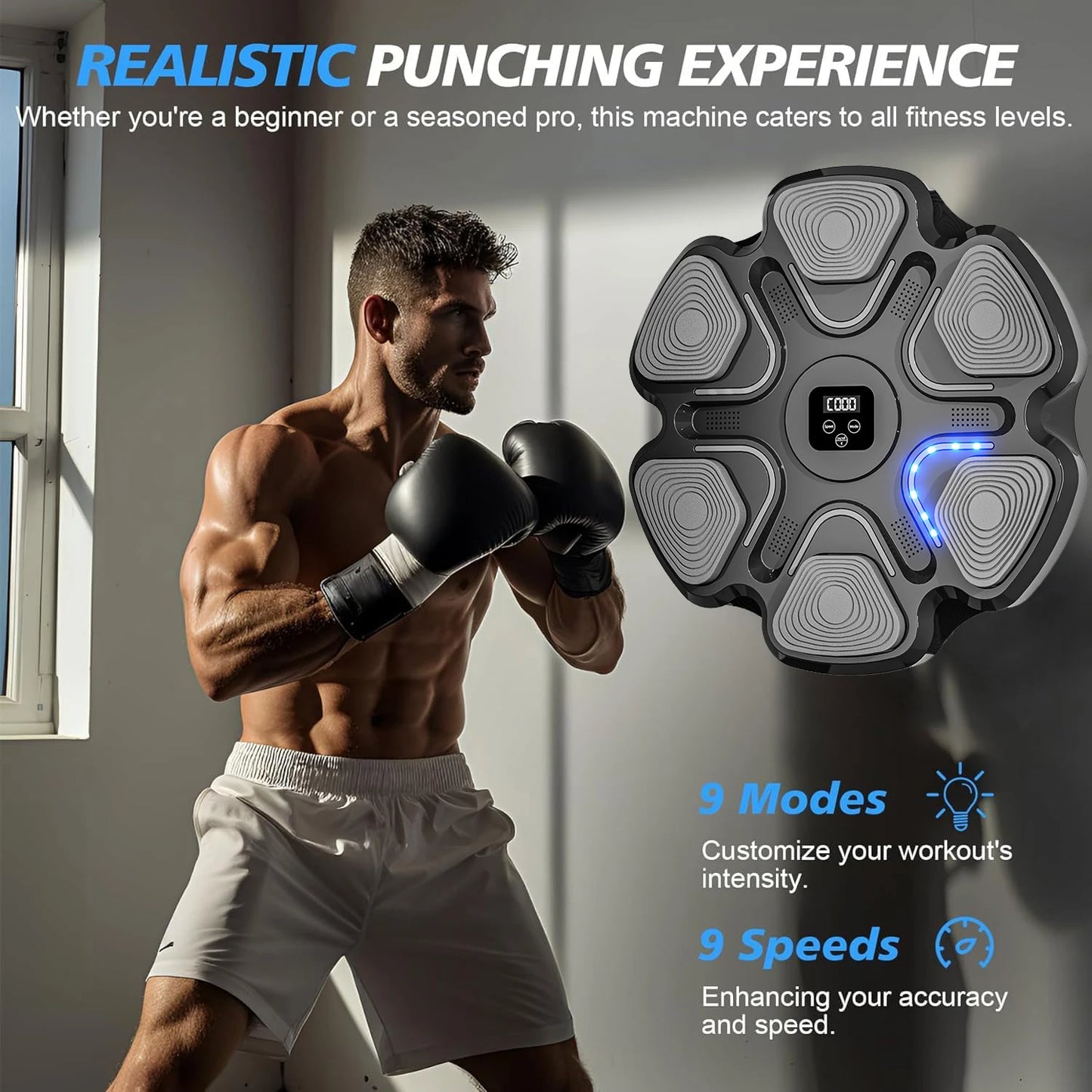 New Smart Music Boxing Machine Adult/Children