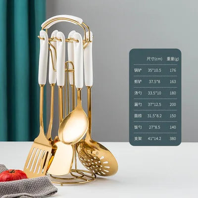 7pcs stainless steel set cooking