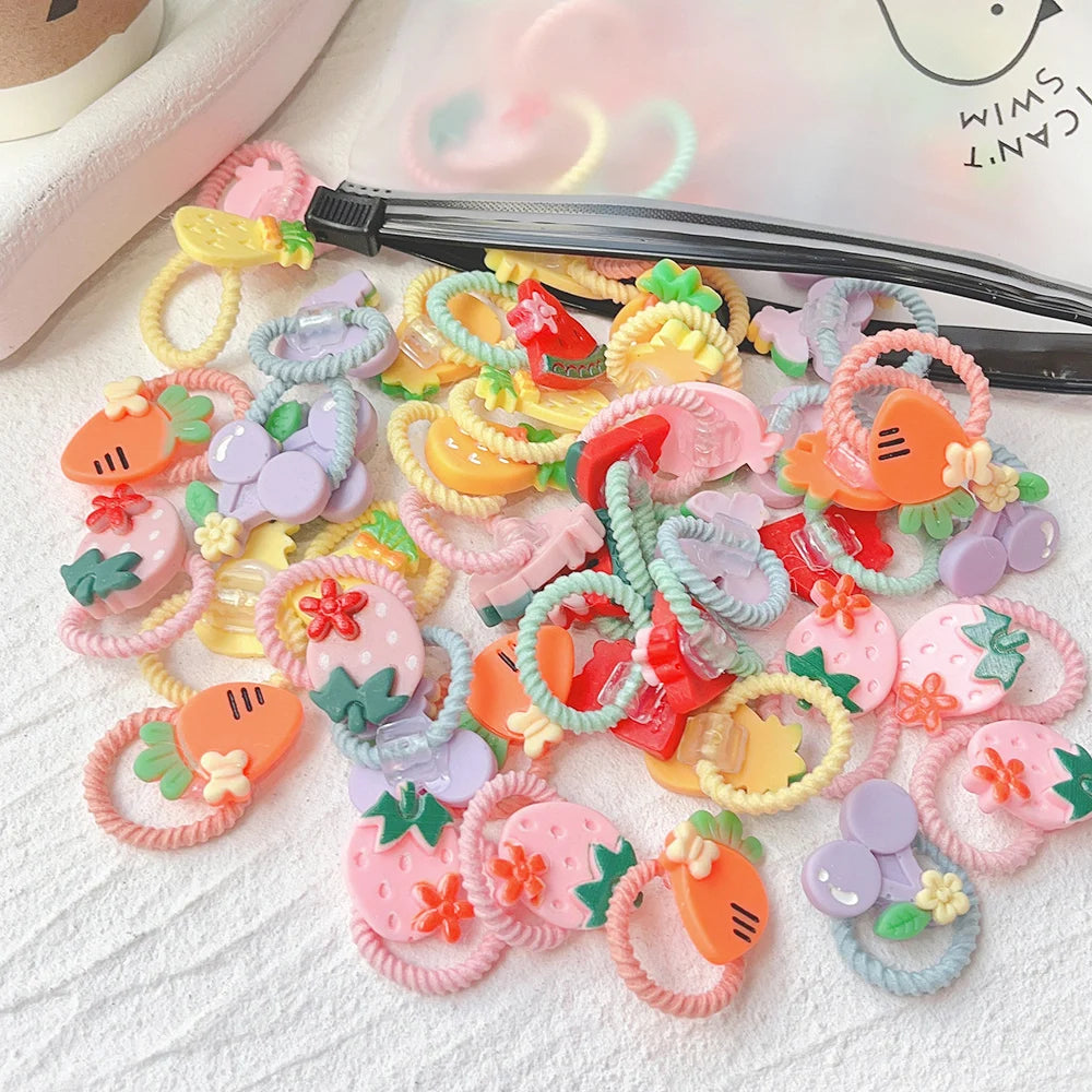 10Pcs Cartoon Hairbands Set for Girl