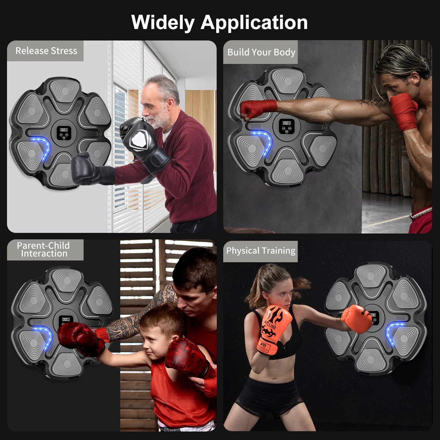New Smart Music Boxing Machine Adult/Children