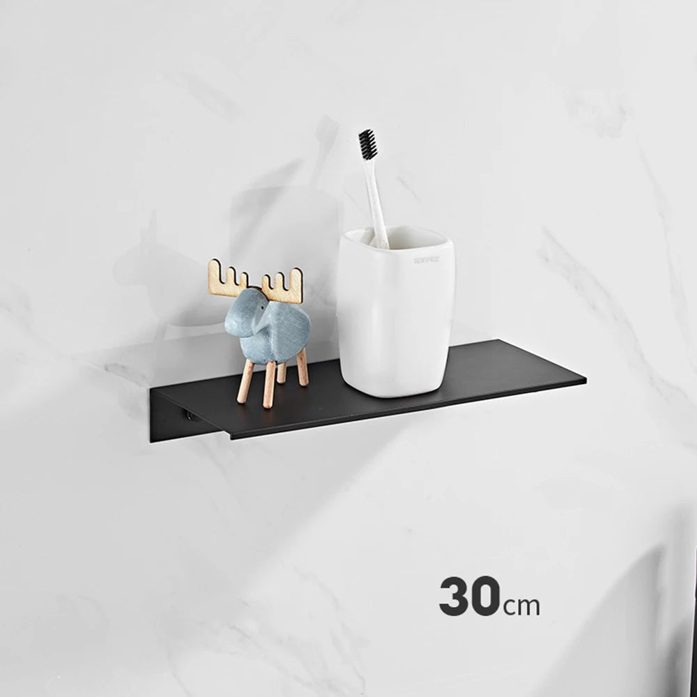 Floating Bathroom Shelves Without Drilling