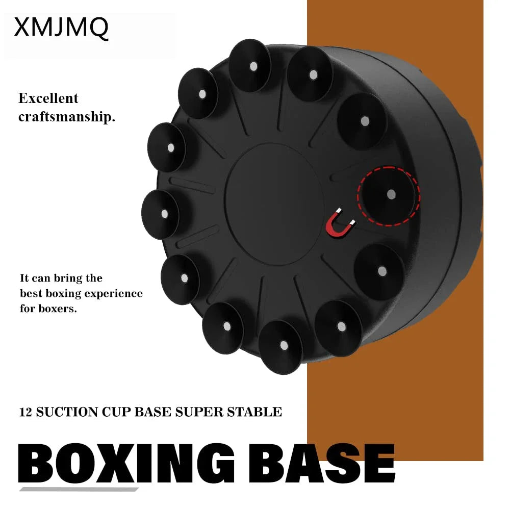 Standing boxing post with gloves, home fighting training sandbag