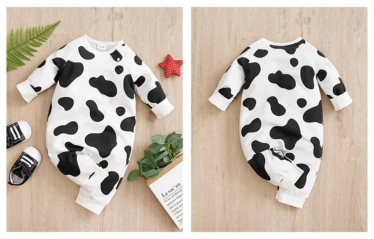 Spring And Autumn Boys And Girls Cute Baby Bodysuit