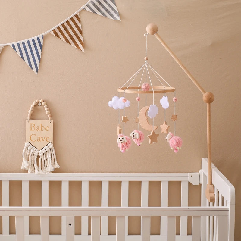 Baby Crib Mobile Bed Bell Rattle