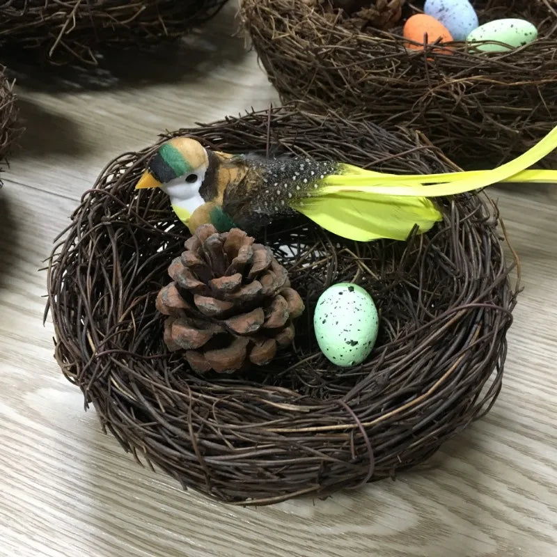 Easter Toad Vine Weaving Bird's Nest
