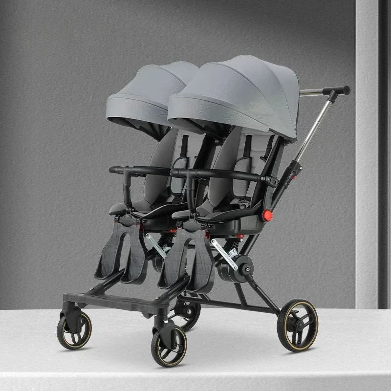 EU stock Double Portable Baby Carriage Twins