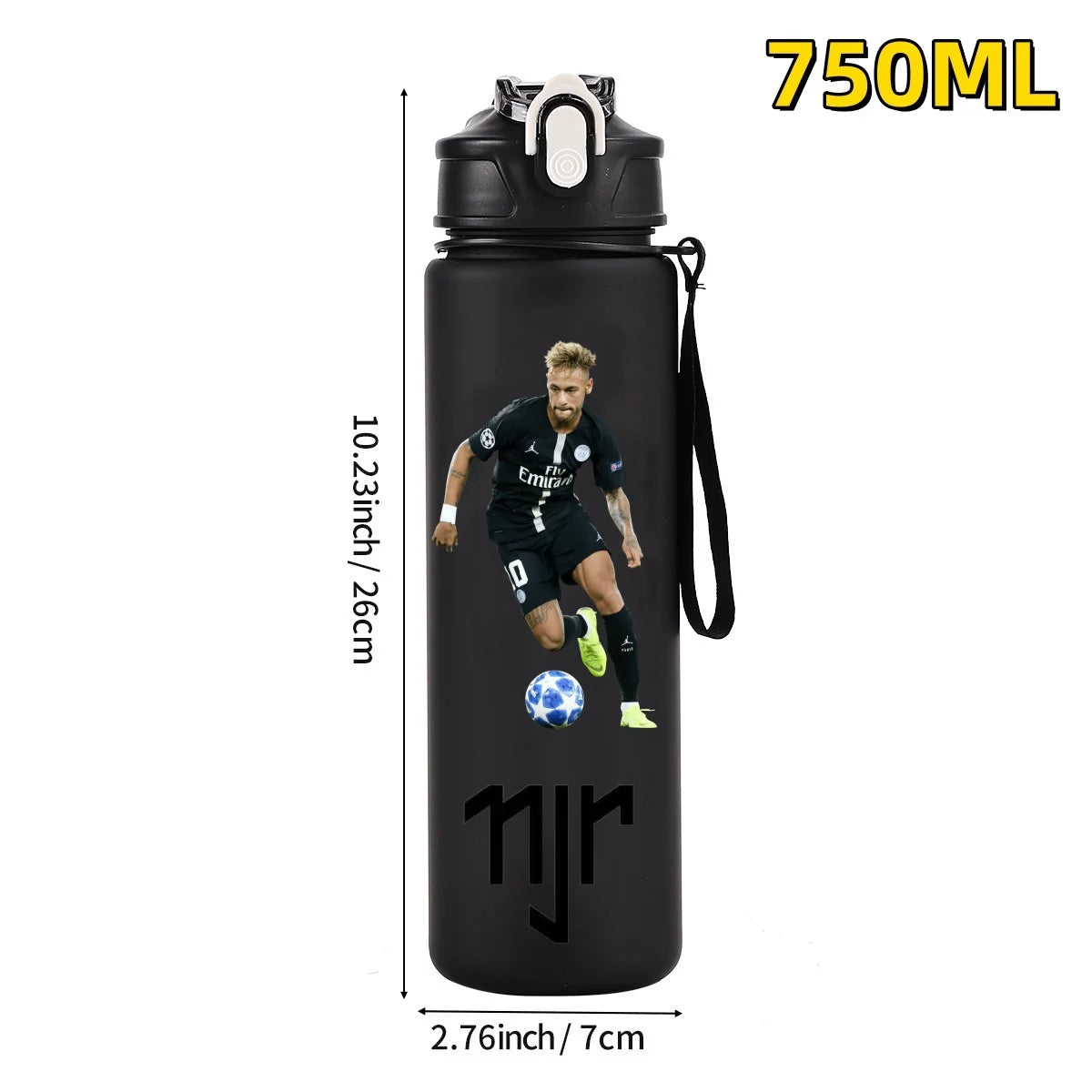 750ML Football Star Water Cup