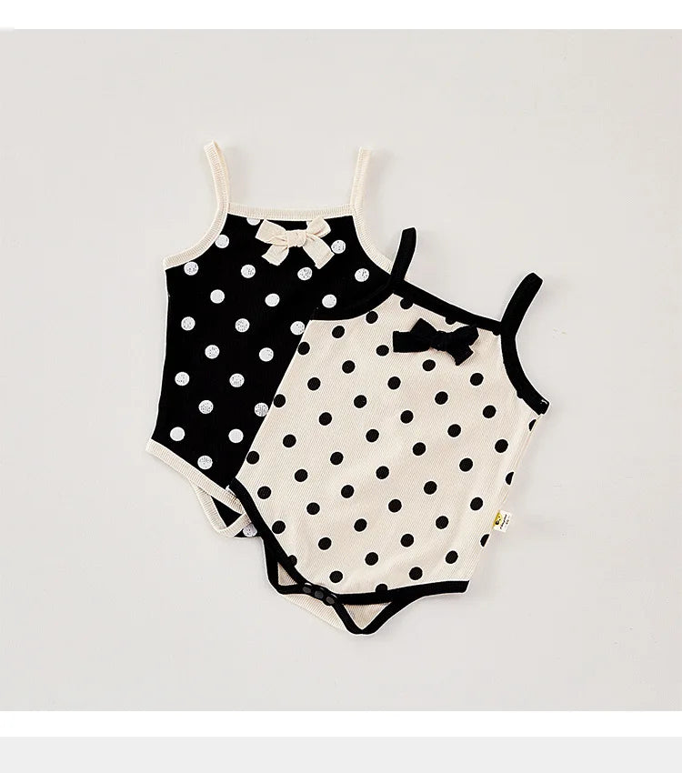 Baby Girls' Summer One-piece Jumpsuit Thin and Sleeveless