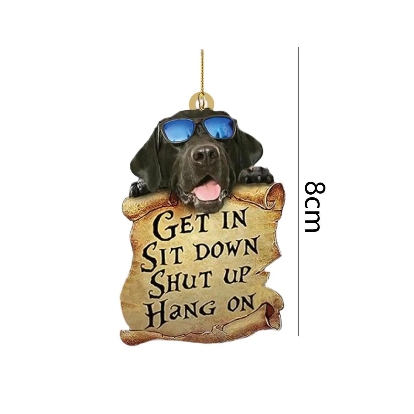 Dog Car Hanging Ornament