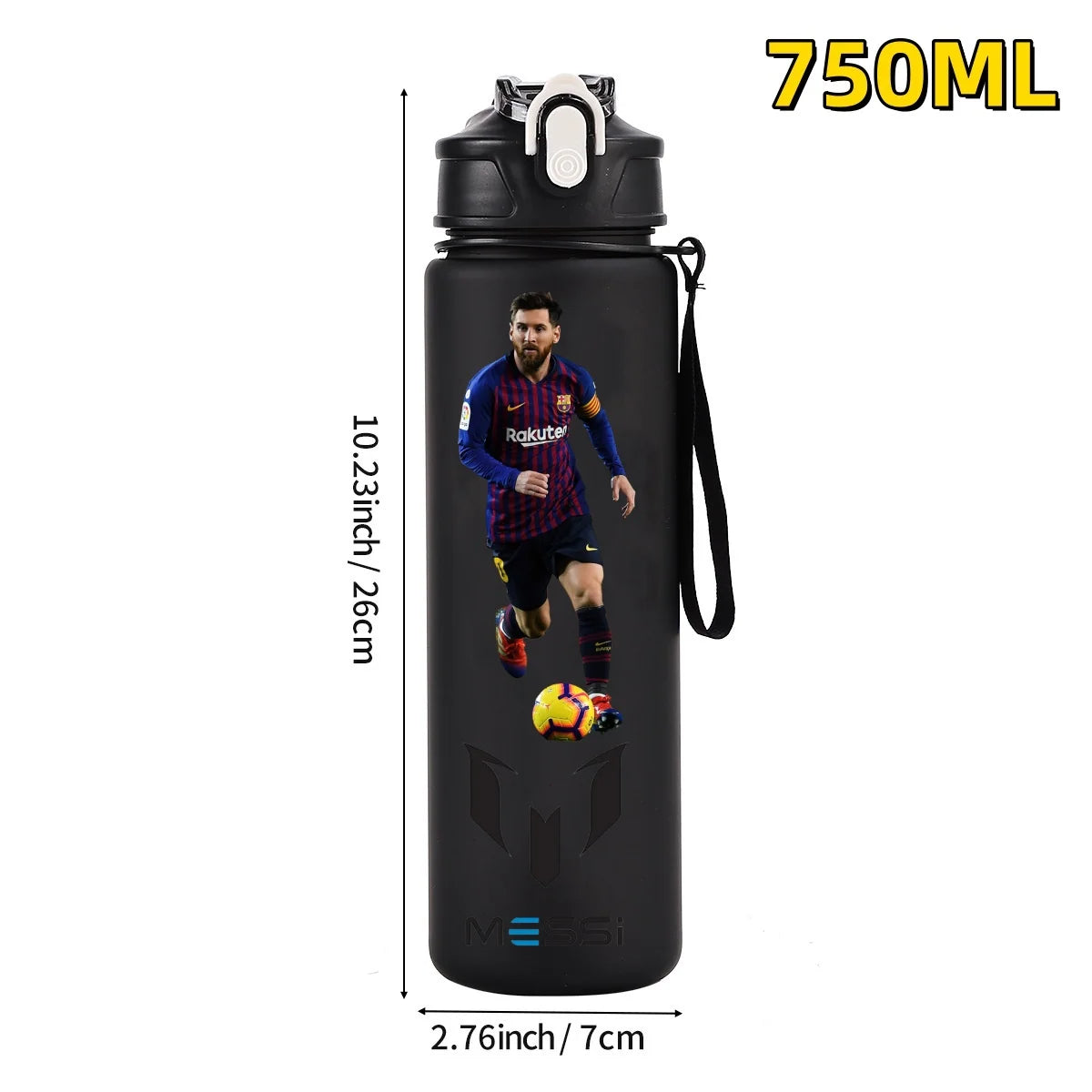 750ML Football Star Water Cup