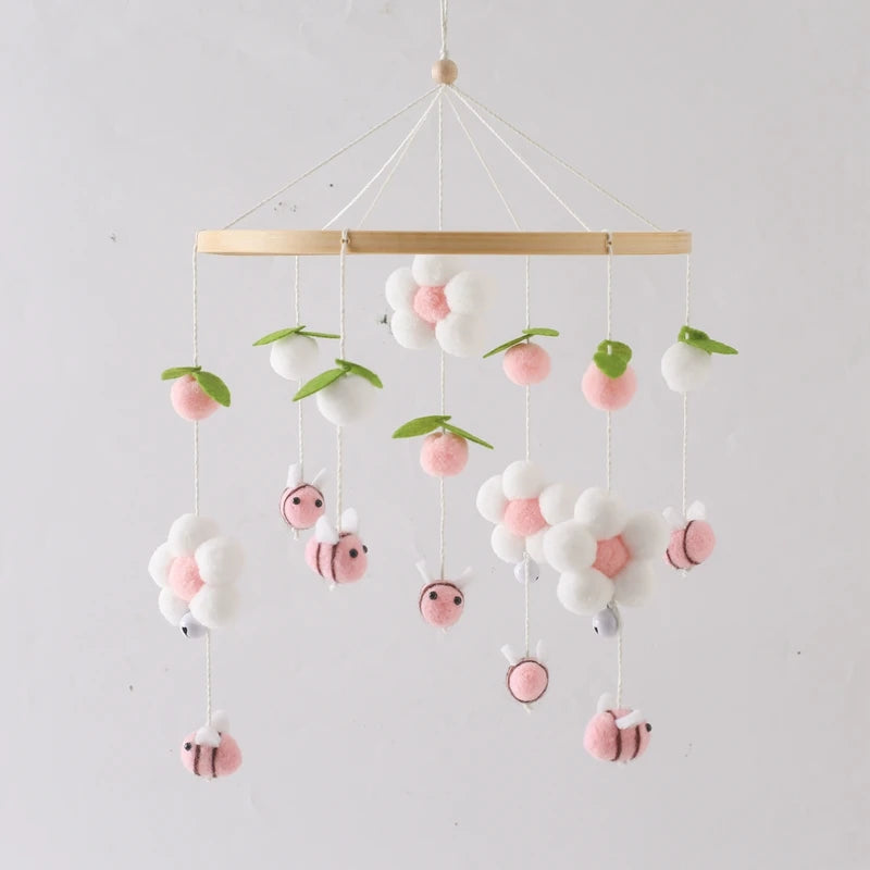 Baby Crib Mobile Bed Bell Rattle