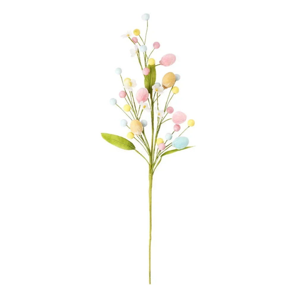Easter Egg Tree Branch Fake Plant Happy Easter Decor