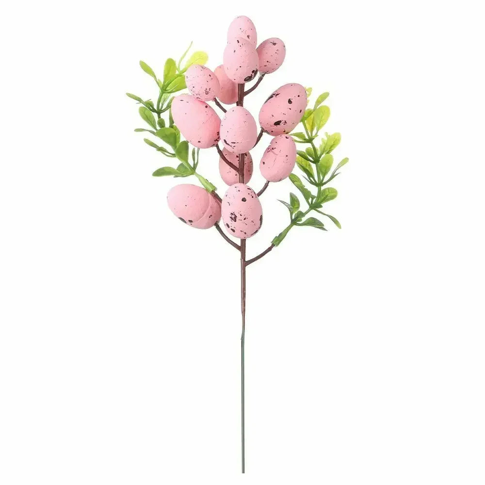 Easter Egg Tree Branch Fake Plant Happy Easter Decor