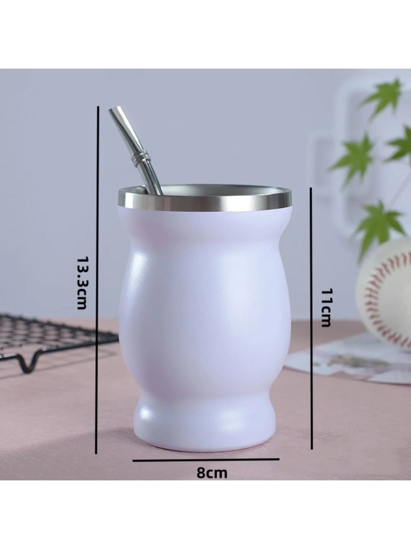 240ml Stainless Steel Mate Cup Argentinean