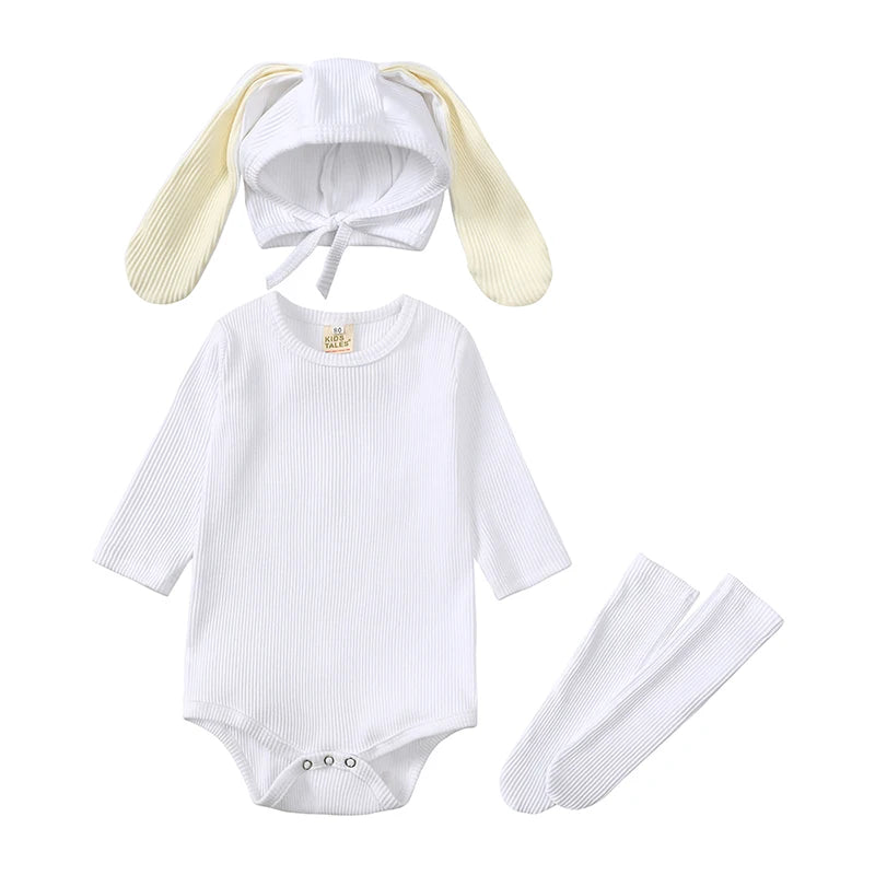 2025 Easter Day Rabbit Baby Rompers Spring Toddler