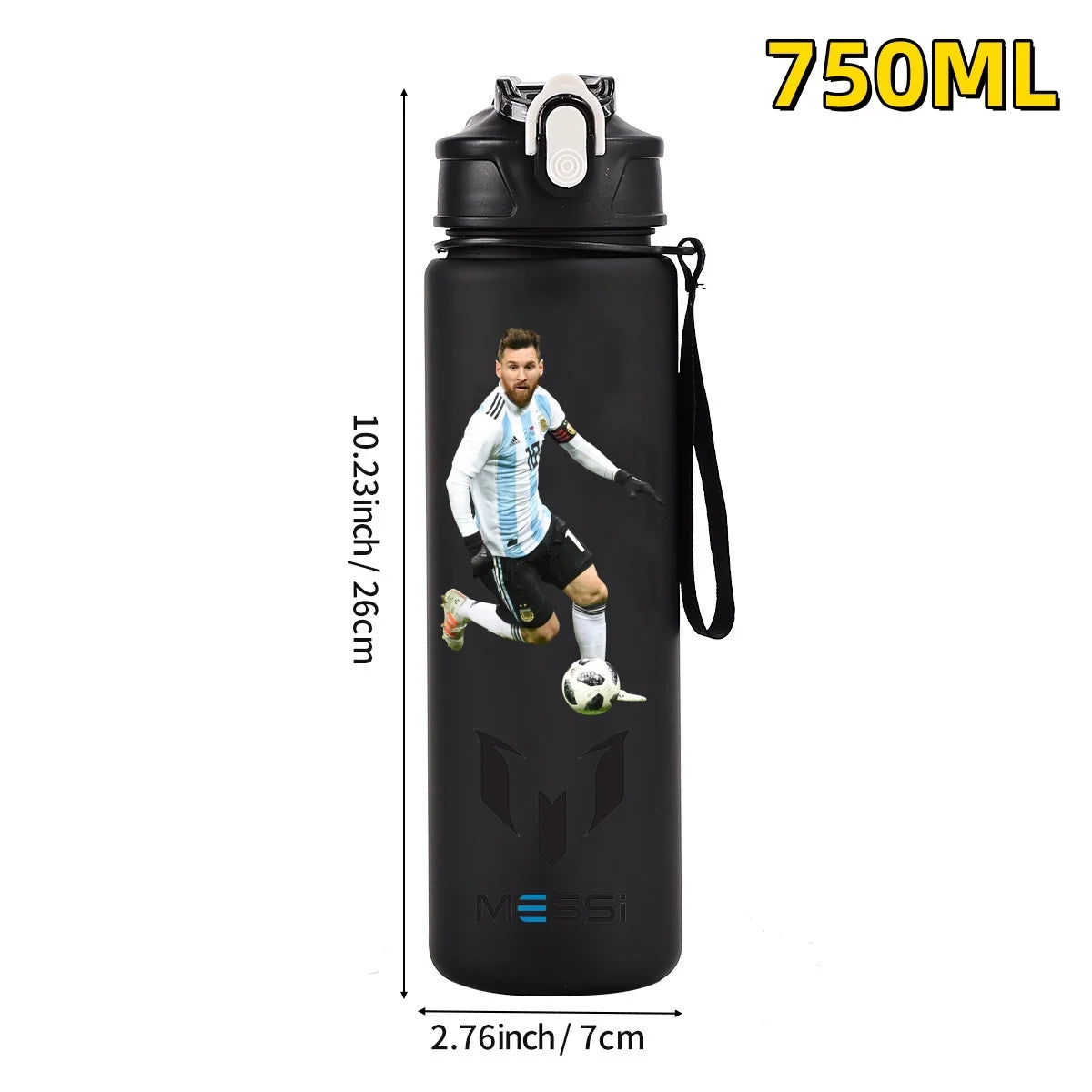750ML Football Star Water Cup