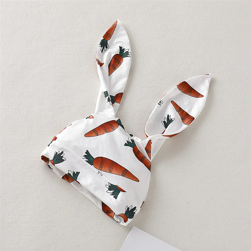 0-18M Baby Easter Clothes Cute Carrot Printed Jumpsuit