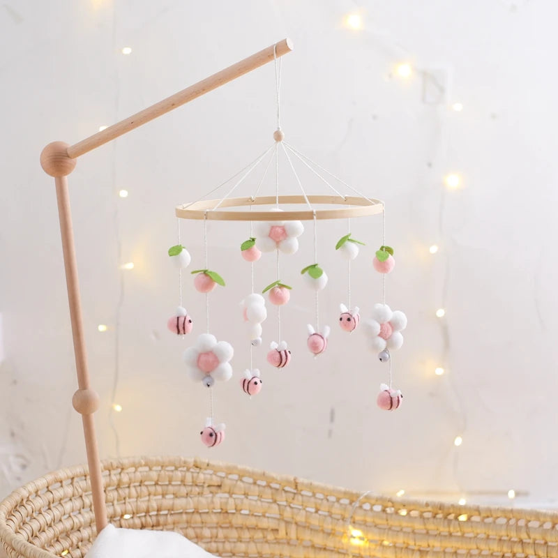 Baby Crib Mobile Bed Bell Rattle