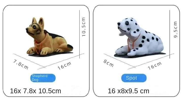 Car decoration shaking head dog