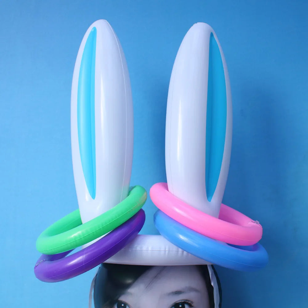 Inflatable Rabbit Ear Throwing Game Ferrule Ring