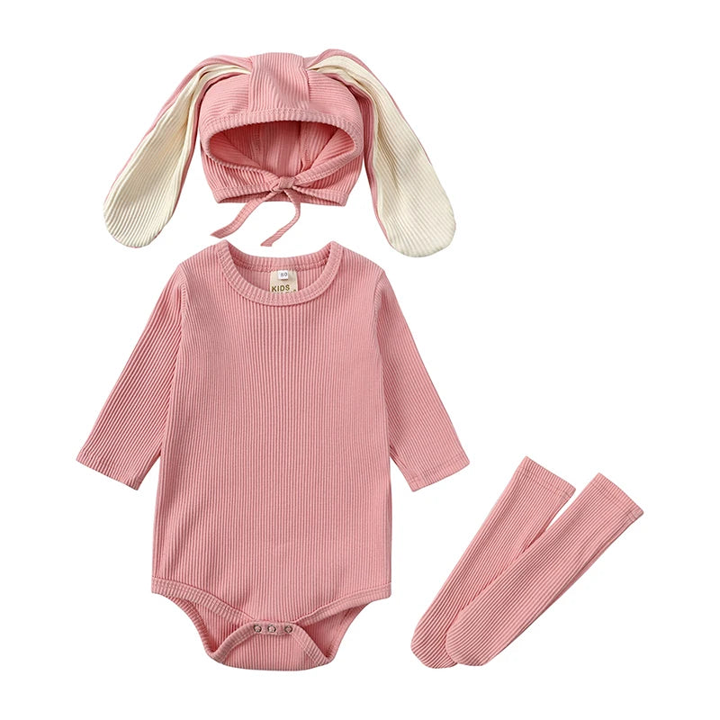 2025 Easter Day Rabbit Baby Rompers Spring Toddler