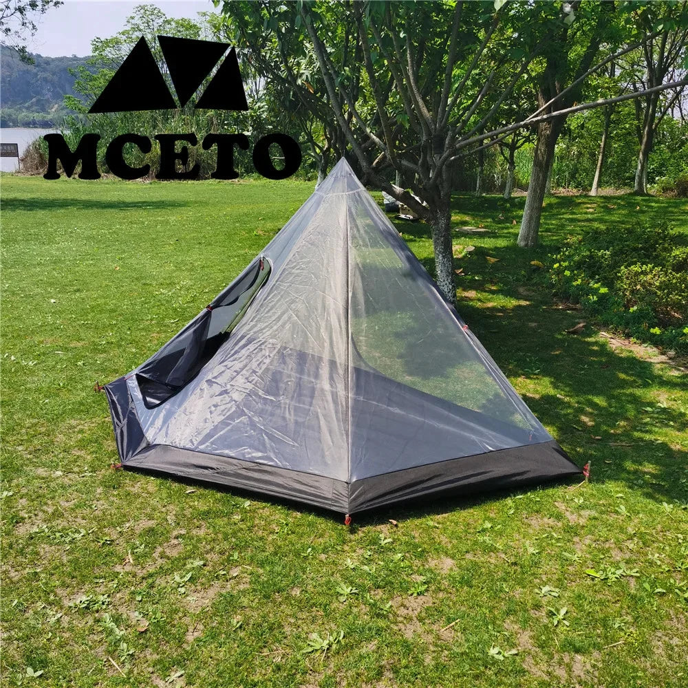 320/400 Pyramid Teepee Mest Tent Ultralight Outdoor Mosquito Net