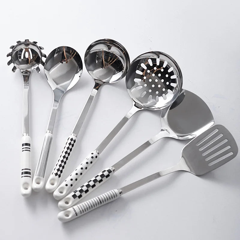 7pcs stainless steel set cooking