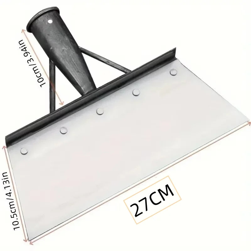 30cm Metal Weed Cleaning Shovel Stainless Steel Deicing Shovel