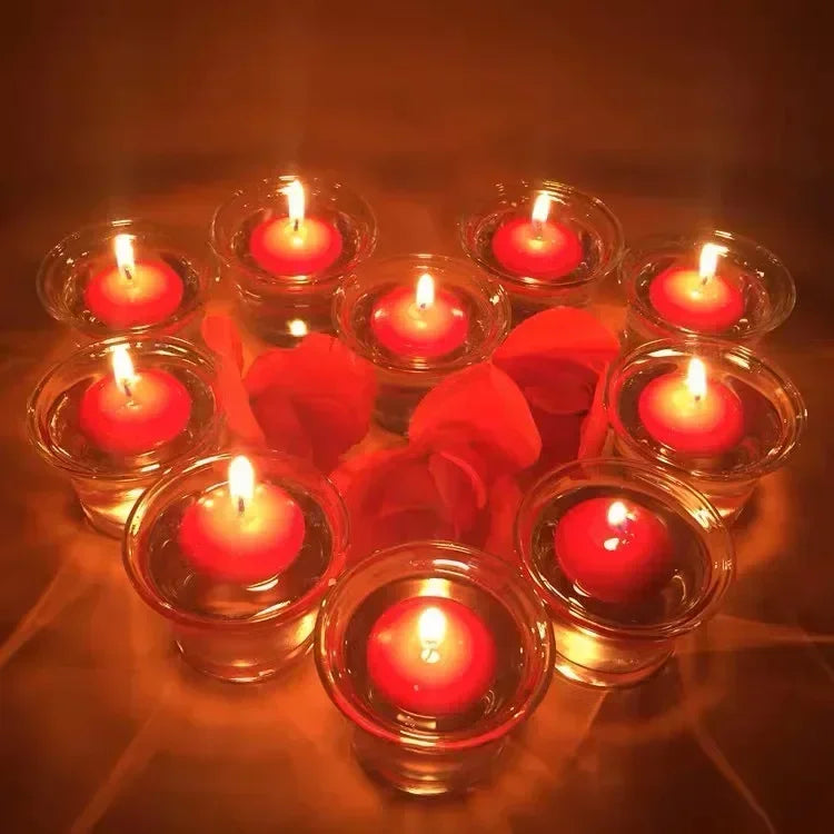 20Pcs Floating Candles Smokeless