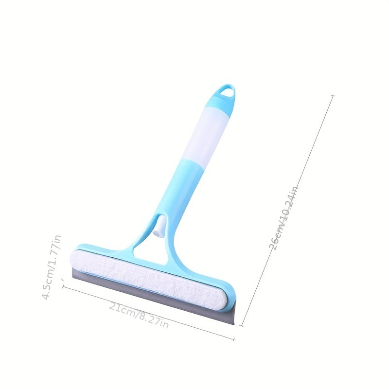 Unealtă 3-în-1 pentru Curățat Geamuri cu Pulverizator