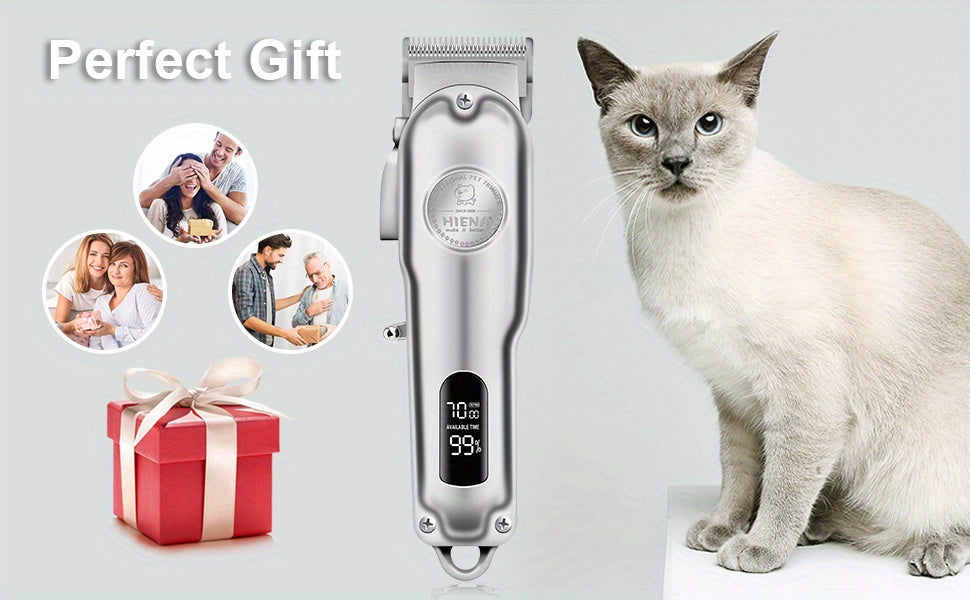 Rechargeable Low-Noise Cordless Dog Clippers for Grooming