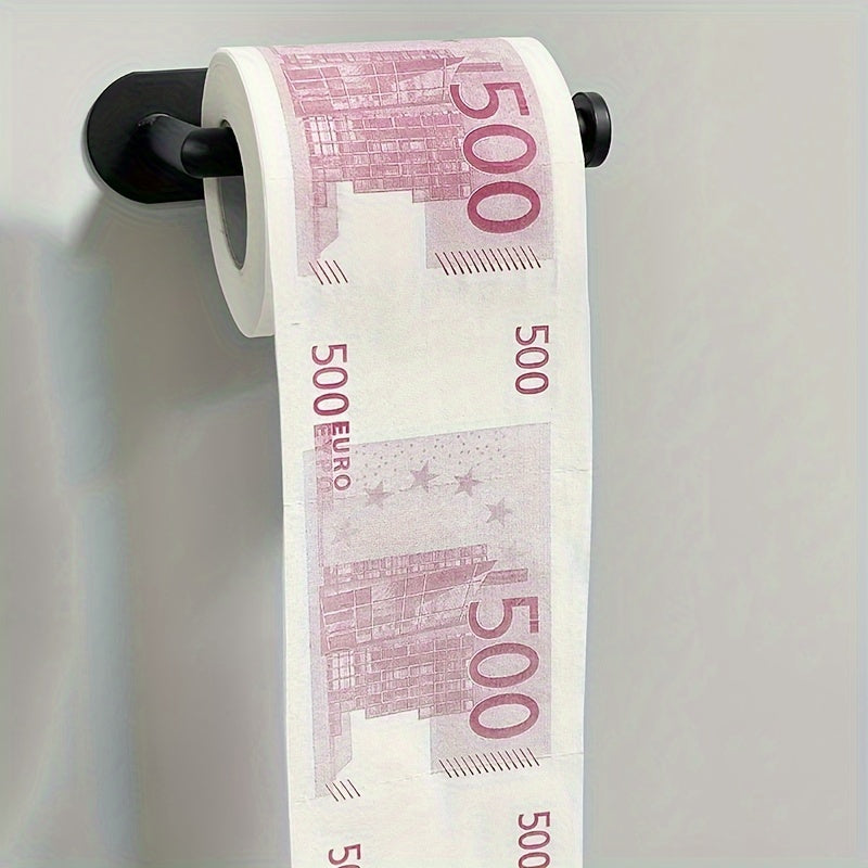 1pc Novelty Currency Print Toilet Paper Roll