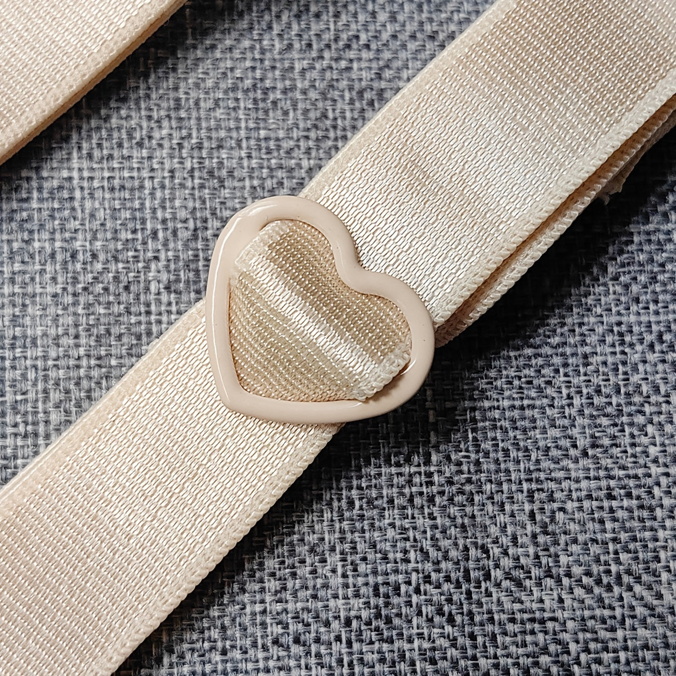 1 Pair Women'S Elegant Heart-Shaped Adjustable Bra Straps
