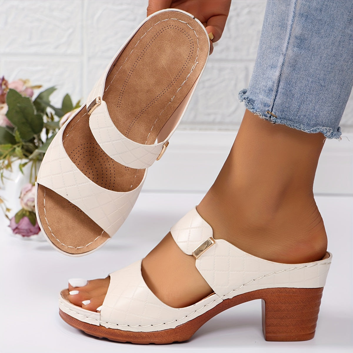 Outdoor Sandals For All Competitions, Women's Chunky Heel Sandals