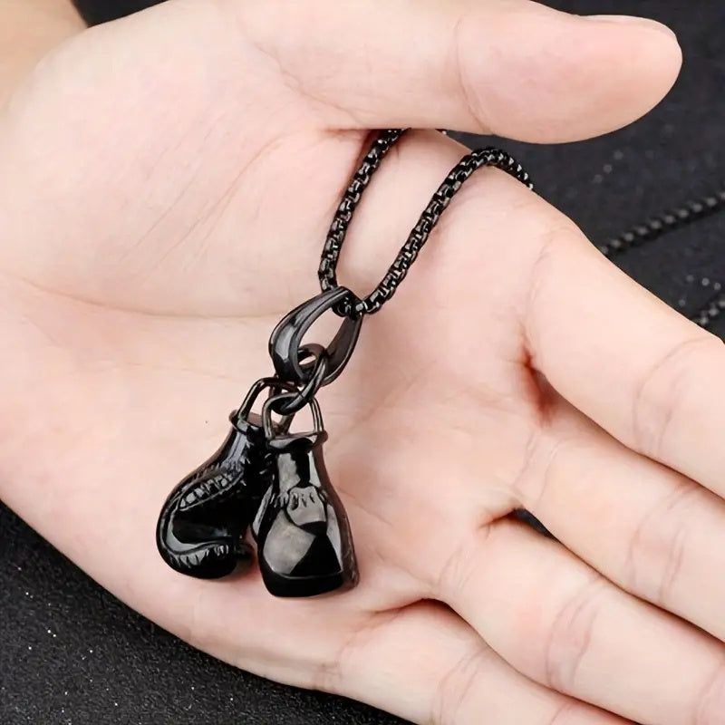 A Stylish Punk-style Hip-hop Boxing Glove Pendant Necklace
