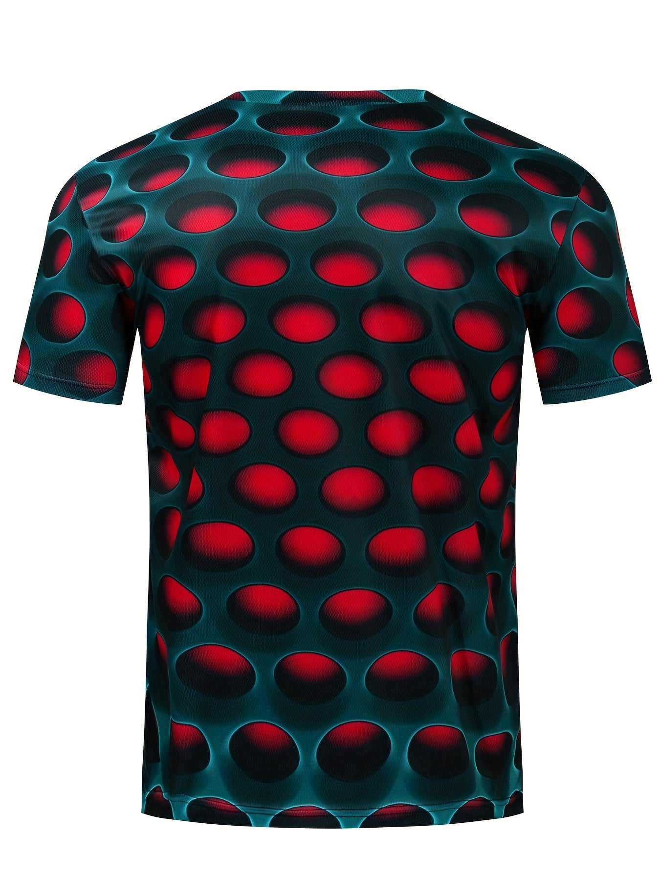 Men's Cool 3D Pattern Graphic Active T-shirt