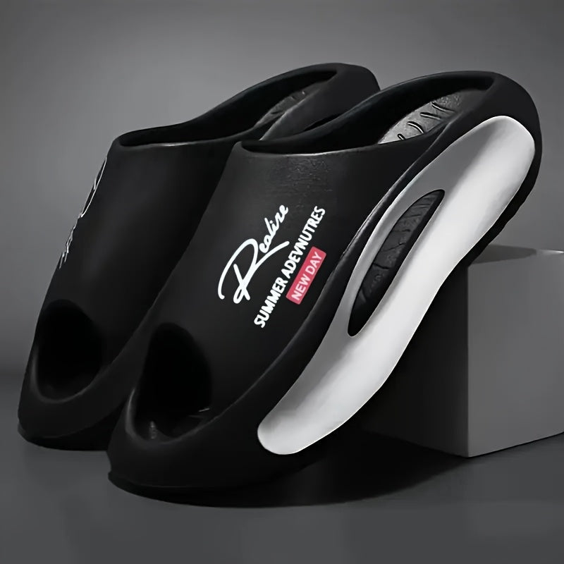 Men's EVA Slides - Non-Slip Open-Toe Sandals with Arch Support