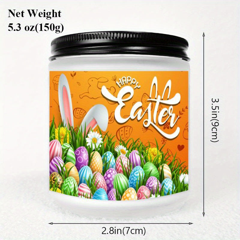 1pc Lavender Scented Easter Candle in Glass Jar